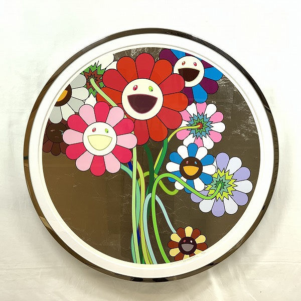 村上 隆「ウォーホル/銀」シルクスクリーン | BISENDO art gallery