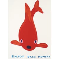 デイヴィット・シュリグリー「ENJOY EACH MOMENT」シルクスクリーン
