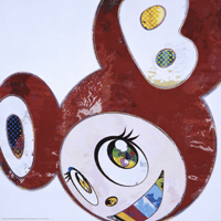 村上隆「未来はきっと笑顔になる！きっと！」アーカイバルピグメント