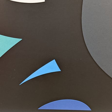 ジュリアン・オピー「Paper Head 6」ﾚｰｻﾞｰｶｯﾄﾐｭｰｼﾞｱﾑﾎﾞｰﾄﾞ