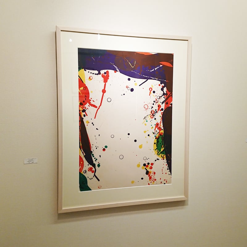 サム・フランシス　Sam Francis  シルクスクリーン　Untitled サム・フランシス Sam Francis シルクスクリーン Untitled