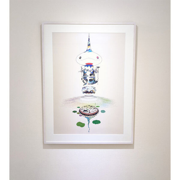 村上隆二重螺旋逆転サイン入り状態悪いです