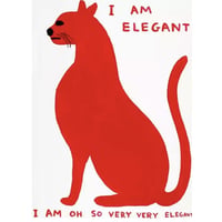 デイヴィット・シュリグリー「I AM ELEGANT」シルクスクリーン