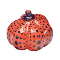 草間彌生　「PUMPKIN(Orange)」　リモージュ