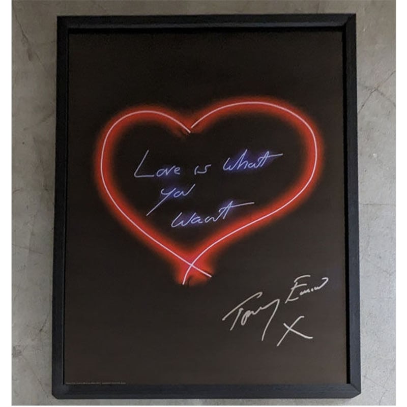 Tracey Emin トレイシー・エミン　リトグラフ【証明書付】 I FOLLOWED YOU TO THE END by Tracey Emin（トレイシー・エミン
