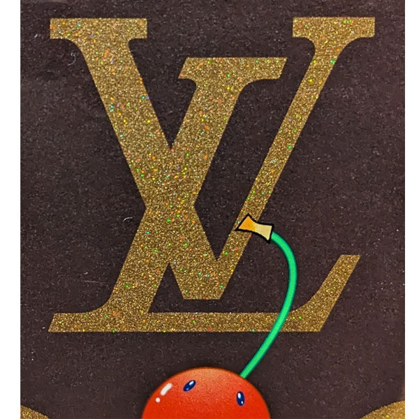 【貴重】藤原ヒロシ×村上隆 シルクスクリーン 額縁付き フラグメント【限定販売】 村上隆「藤子・F・不二雄先生とタイムマシンで何処までも!」シルク