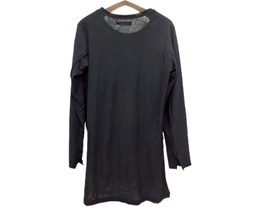 Yasuyuki Ishii(ヤスユキ イシイ) オパールドット ロンT ブラック 黒