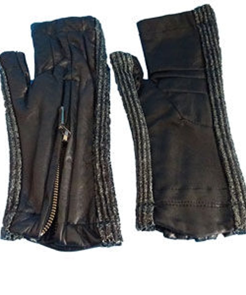 ヤスユキ　イシイ　　レザーグローブ Yasuyuki Ishii（ヤスユキイシイ） レザー ロンググローブ サイドに