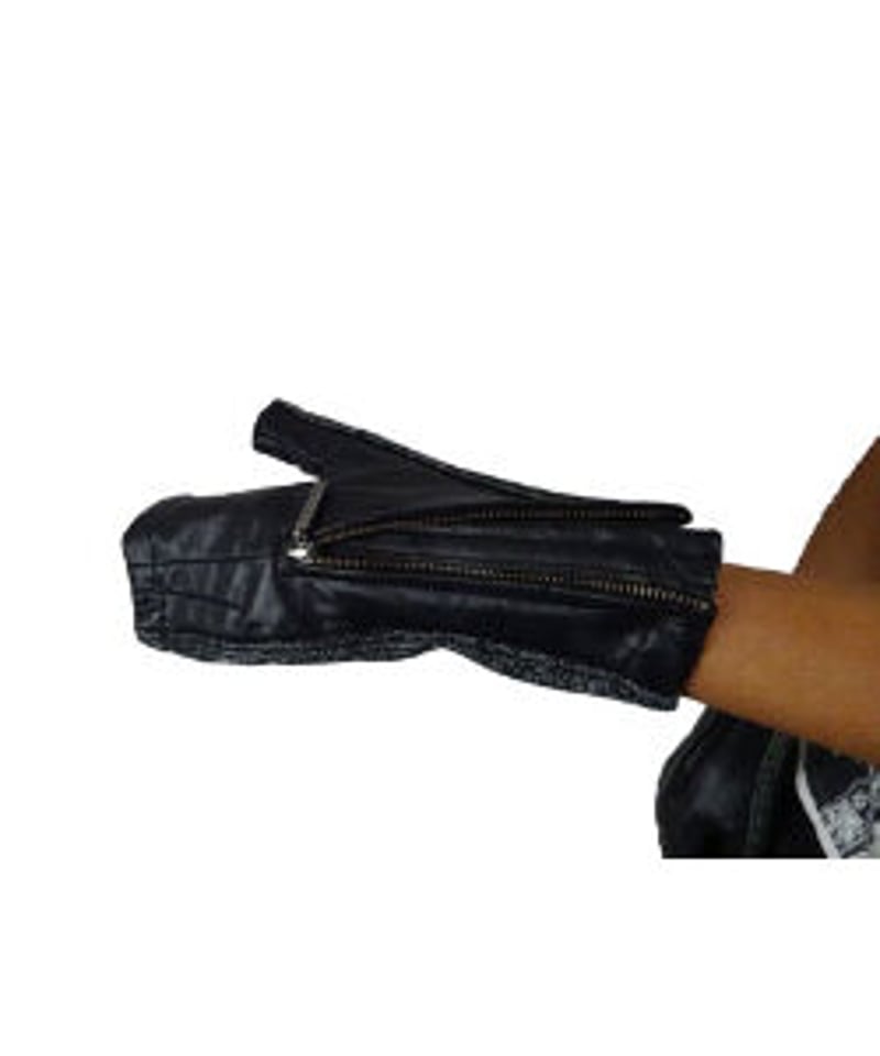 ヤスユキ　イシイ　　レザーグローブ Yasuyuki Ishii（ヤスユキイシイ） レザー ロンググローブ サイドに