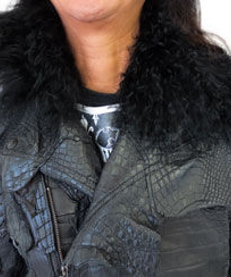 【YASUYUKI-ISHII】シープスキン ライダース ジャケット〔Lサイズ〕 希少】YASUYUKI ISHII【シープスキン ライダースジャケット】46 レザー