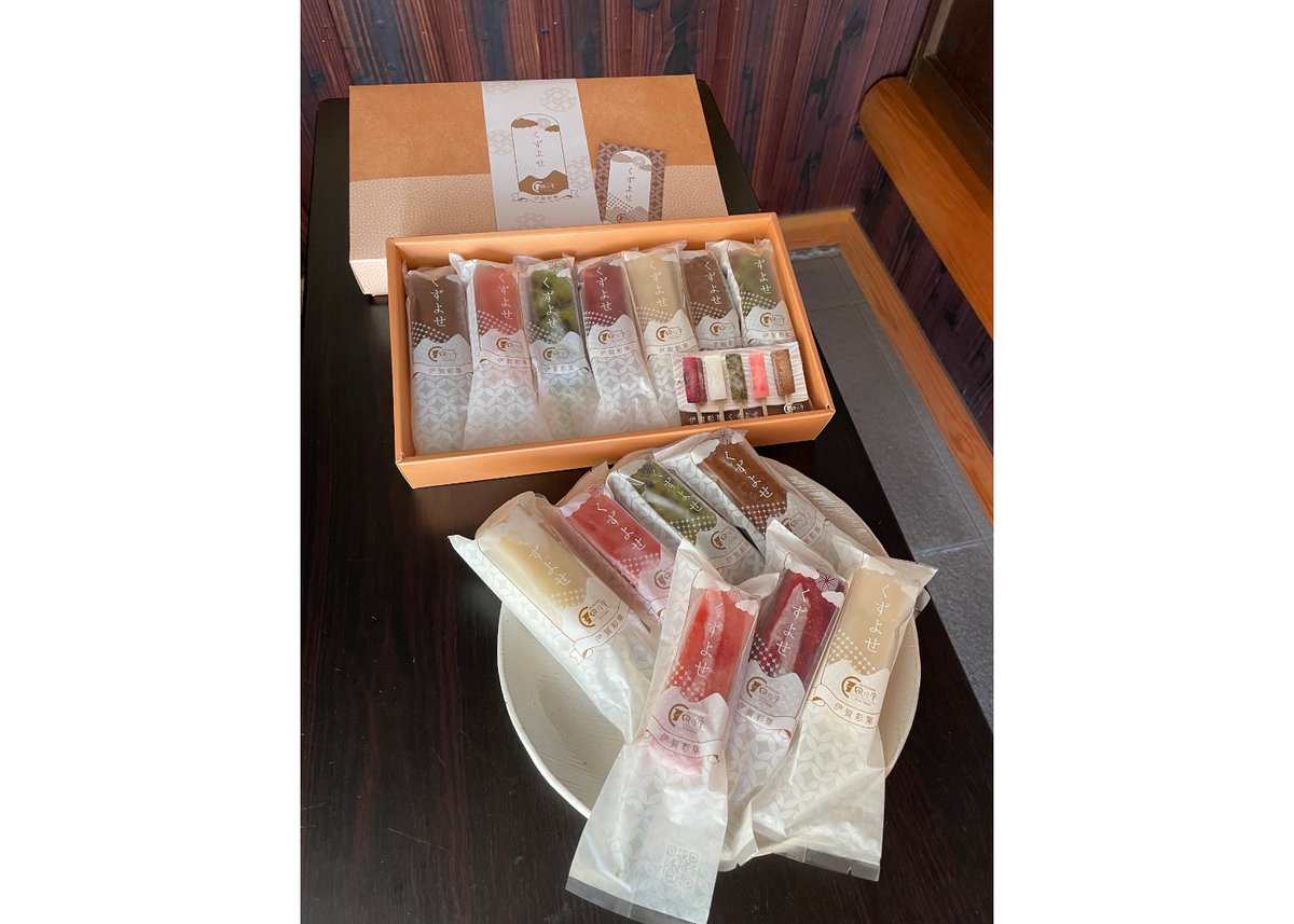 冷凍便】くずよせギフト箱入り（5種類14本入り） | くらさか