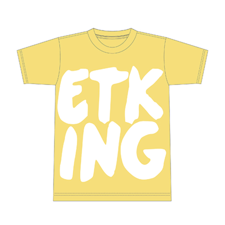 ET-KINGオフィシャルTシャツ　YELLOW（4,400円⇒2,200円）