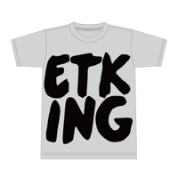 ET-KINGオフィシャルTシャツ　GRAY