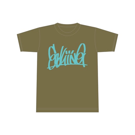 ET-KINGロゴTee【KLUTCHカラー】シティーグリーン×ミントグリーン　※受注販売商品