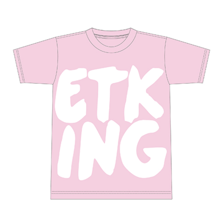 ET-KINGオフィシャルTシャツ　PINK（4,400円⇒2,200円）