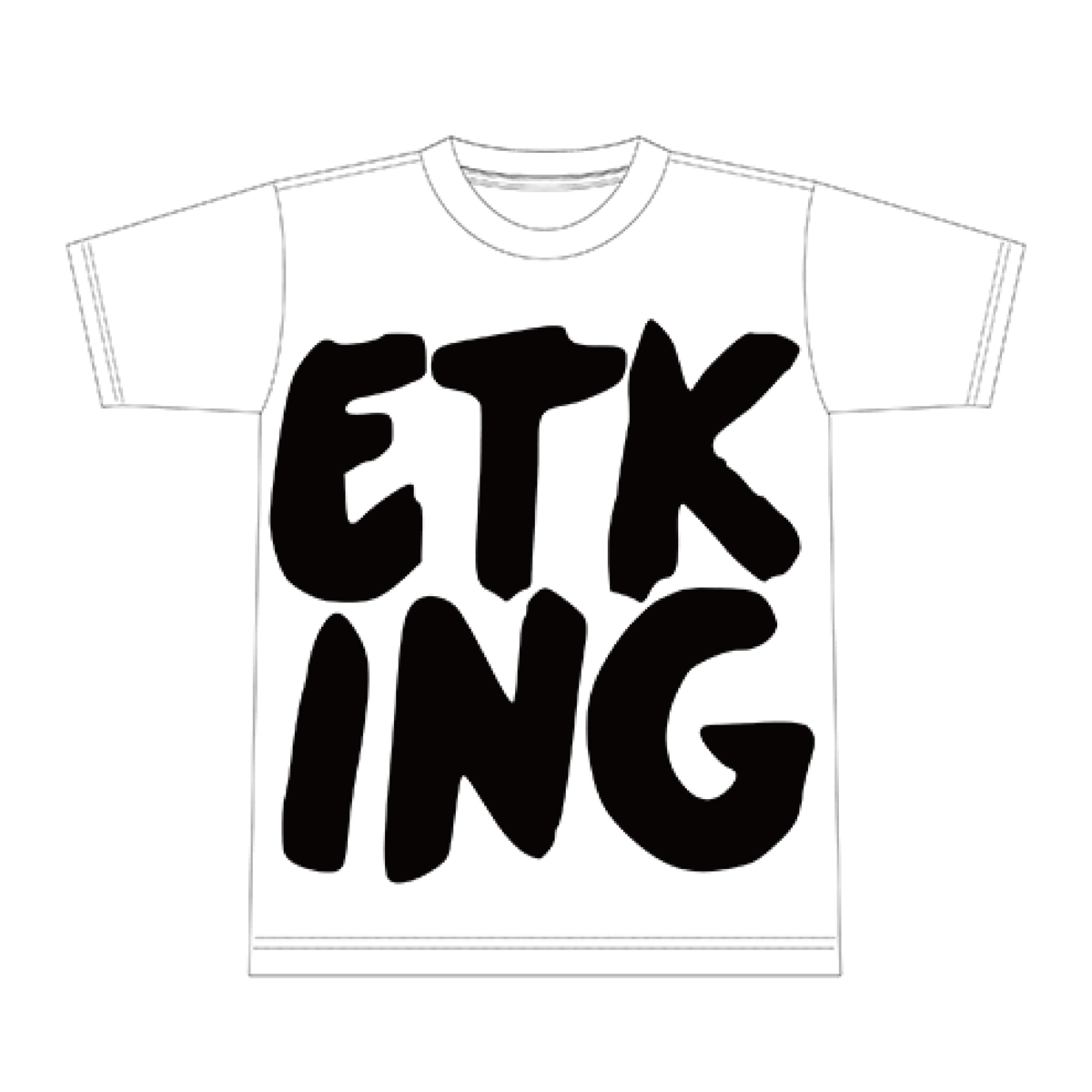 ET-KINGオフィシャルTシャツ WHITE（4,400円⇒2,200円） | ET-KIN