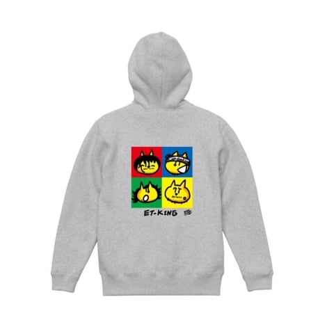 BOXER JUNTARO×ET-KING スクエアグレージップアップパーカー【受注販売商品/11月6日（月）20時から販売開始】