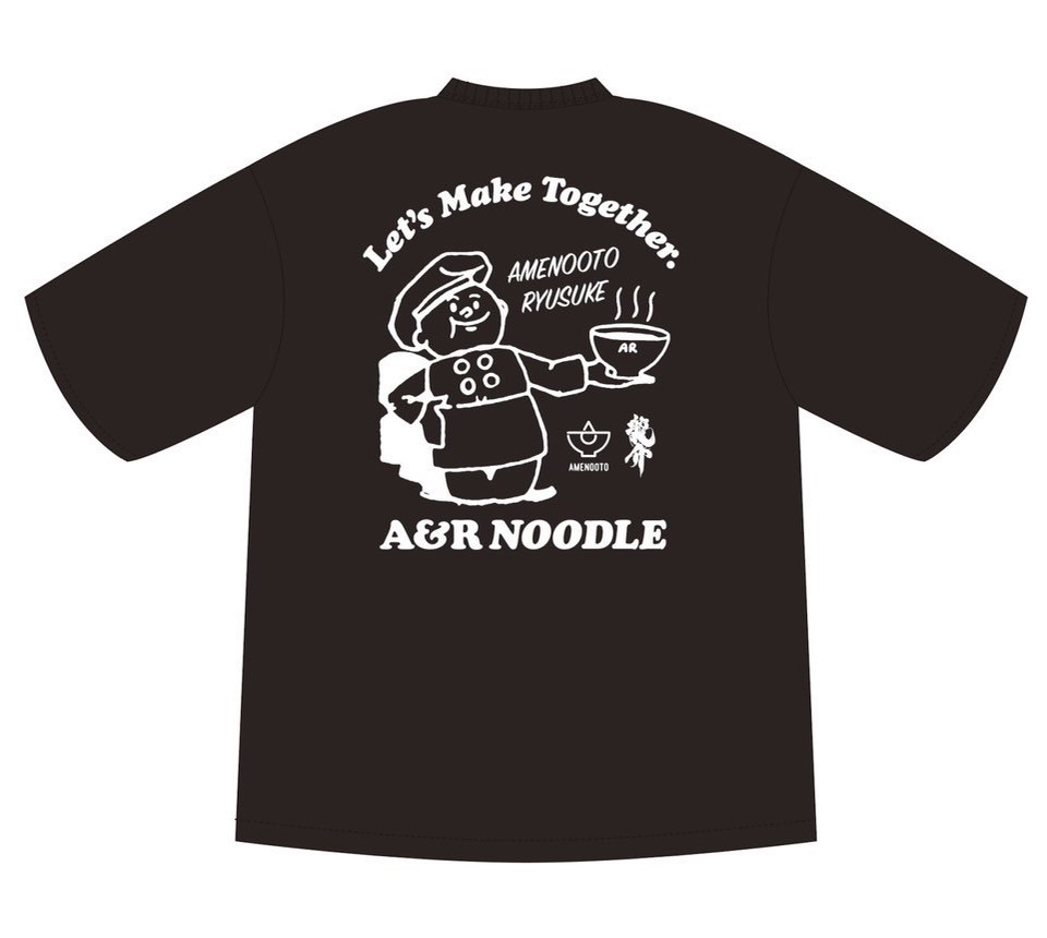 選んでお好きな冷凍ラーメン』＋アメノオト×龍介 小山最強ラーメン祭コラボTシャツ | 特級通...