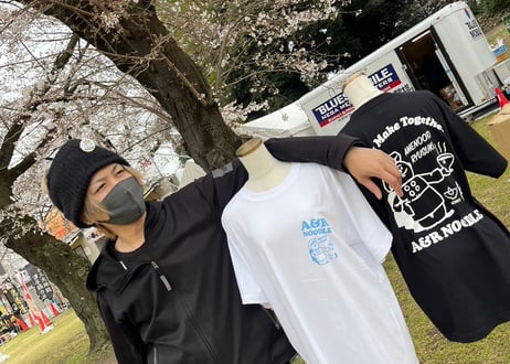 アメノオト×龍介 小山最強ラーメン祭2024コラボTシャツ