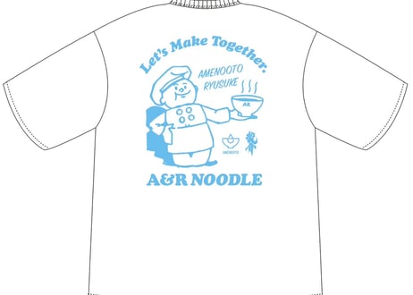 アメノオト×龍介 小山最強ラーメン祭2024コラボTシャツ