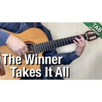 The Winner Takes It All-ABBA [Level B]  (Fingerstyle guitar)