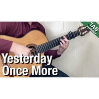 Yesterday Once More-The Carpenters [Level B]  (Fingerstyle guitar)