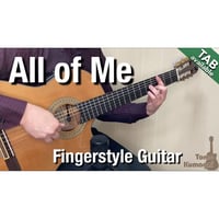 All of Me -Jazz arrangement [Level C]  (Fingerstyle guitar)