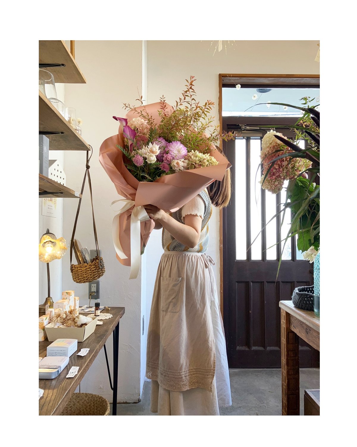 秋冬 季節の花束 | hanatozakkaogue'