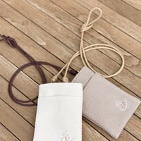 【在庫限り残り4点です】TACHI-NU（タチヌ）×ソラーチェコラボPocket スマホショルダー数量限定【グレージュ】