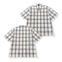 CGB LOGO PLAID S/S SHIRT [GREY]