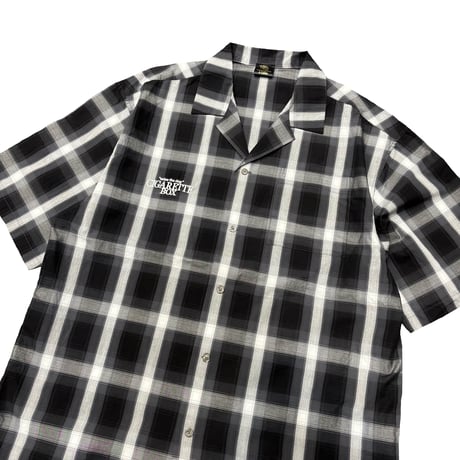 CGB LOGO PLAID S/S SHIRT [BLACK]