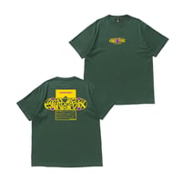 "CGB W LOGO" S/S TEE - GREEN