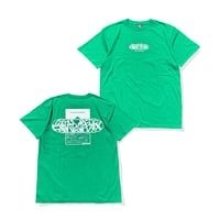 "CGB W LOGO" S/S TEE - GREEN