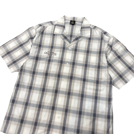 CGB LOGO PLAID S/S SHIRT [GREY]