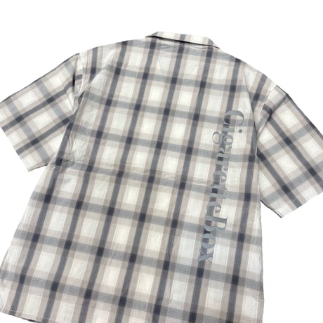 CGB LOGO PLAID S/S SHIRT [GREY]