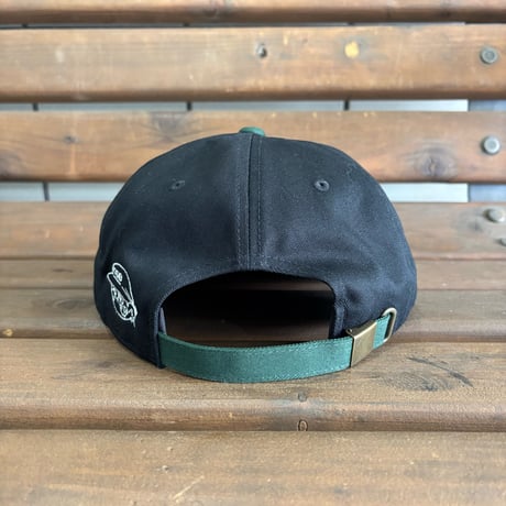 C LOGO TWO-TONE CAP [BLK×GRN]