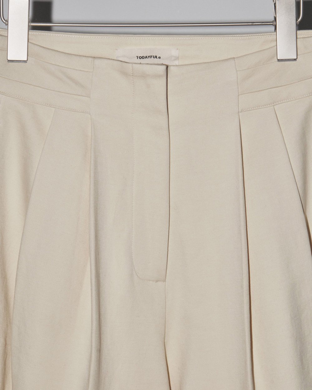 Peachskin Tuck Trousers | roly poly r