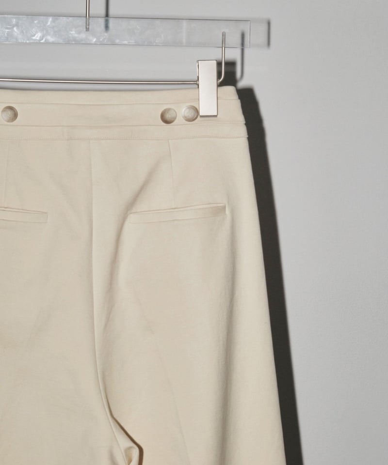 Peachskin Tuck Trousers | roly poly r