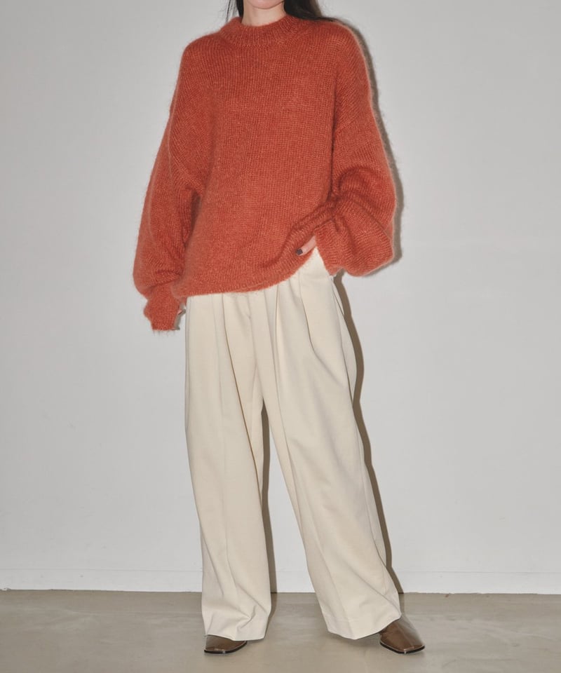 Peachskin Tuck Trousers | roly poly r