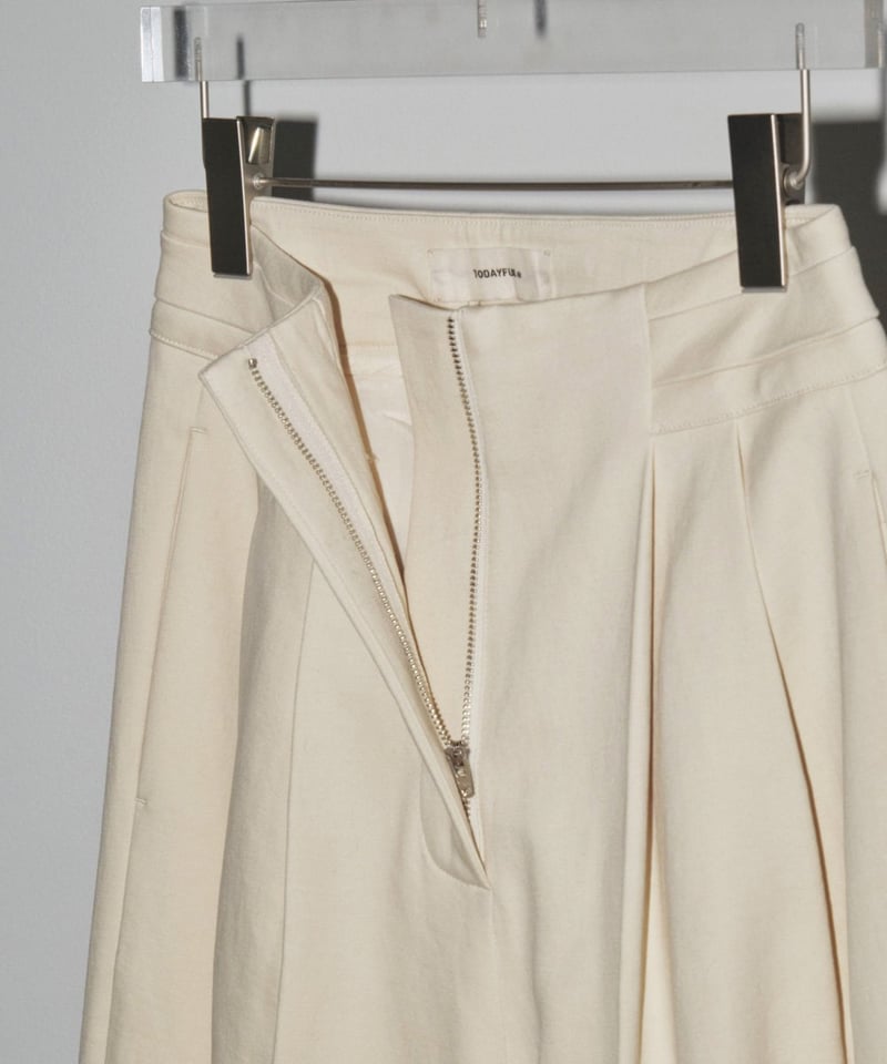 Peachskin Tuck Trousers | roly poly r