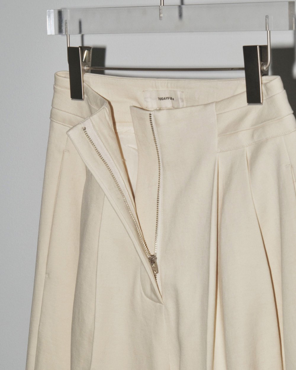 Peachskin Tuck Trousers | roly poly r