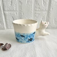 Sugar Poppo 飛び出す土鈴猫カップ | monami