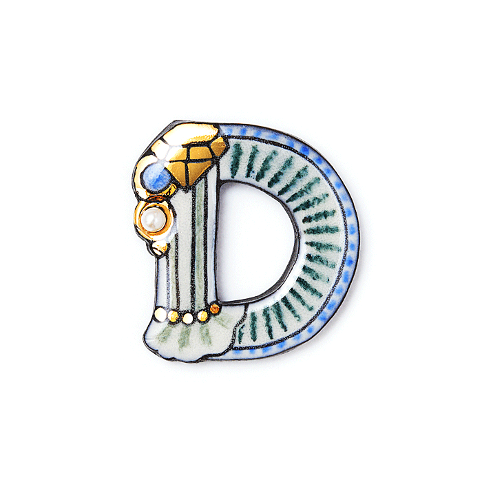 alphabet brooch / アルファベット ブローチ 《 A - G 》 | ari alphabet brooch / アルファベット ブローチ 《 A - G 》 | ari
