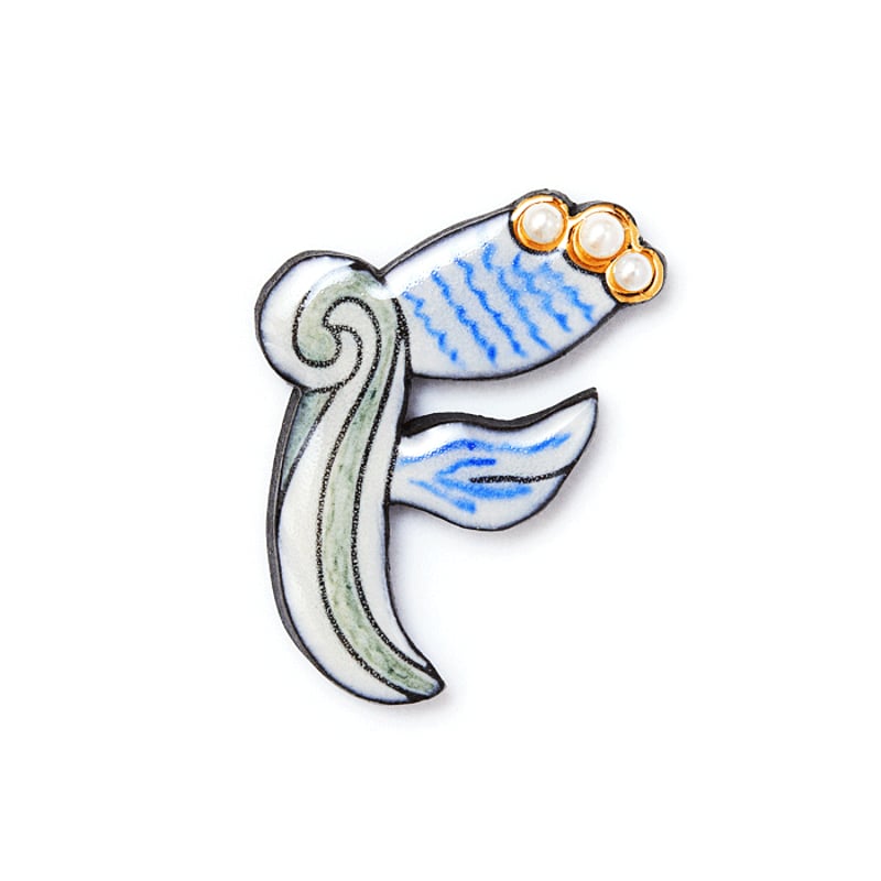 alphabet brooch / アルファベット ブローチ 《 A - G 》 | ari alphabet brooch / アルファベット ブローチ 《 A - G 》 | ari