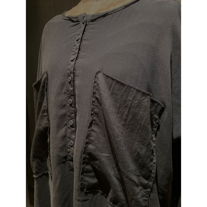 新品 同様 KristenseN DU NORD シャツ ジャケット シルク KristenseN DU NORD ウールカシミヤシルク シャツジャケット