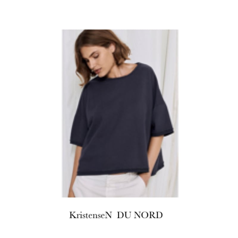 KristenseN DU NORD コットン スウェット ハーフスリーブ D-160 |