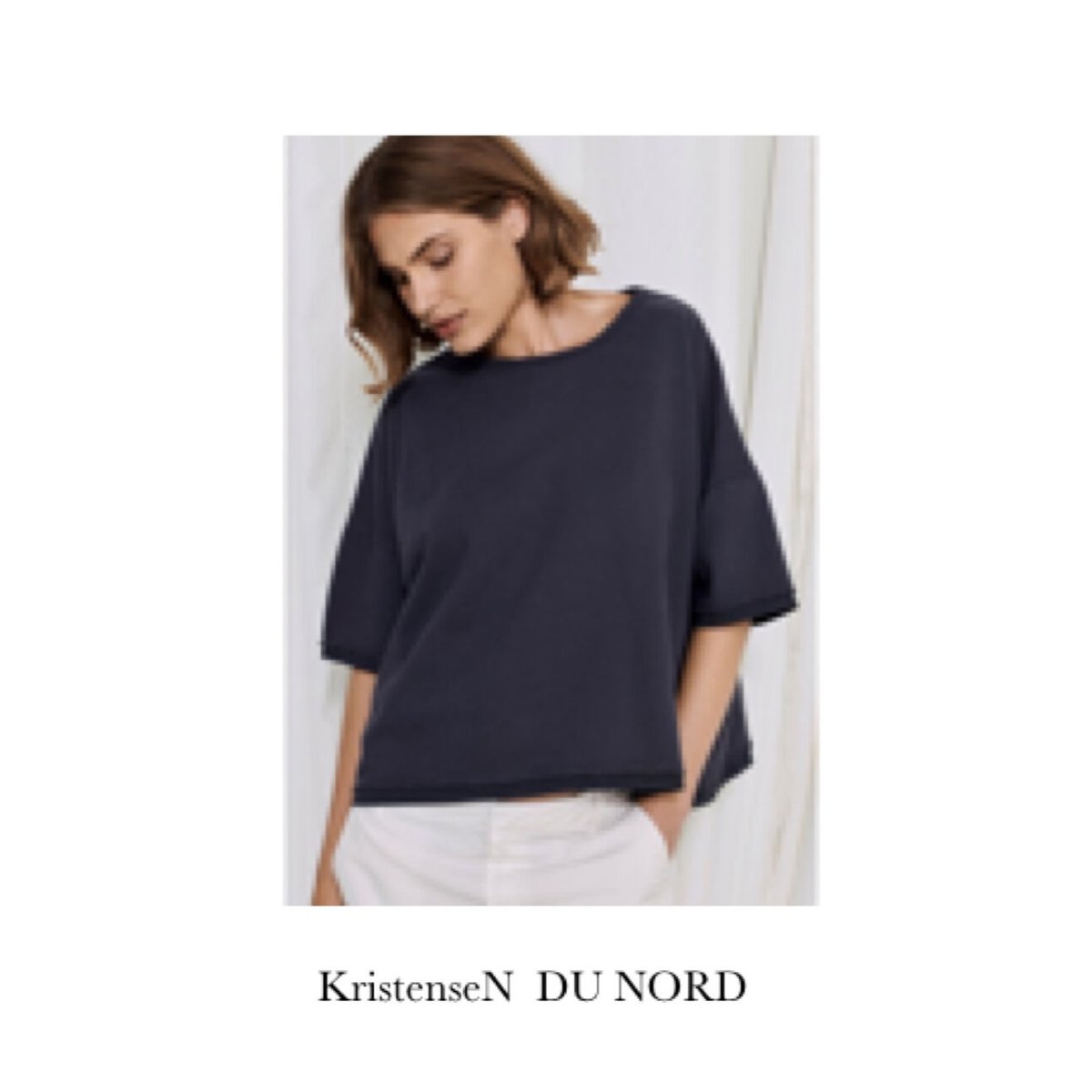 KristenseN DU NORD コットン スウェット ハーフスリーブ D-160 |