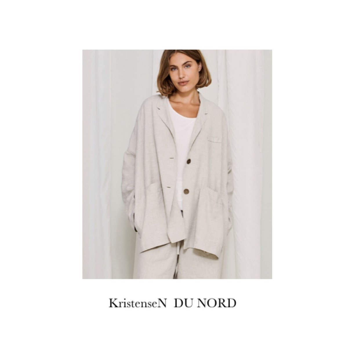 KristenseN DU NORD シルクリネンジャケット D-100 | kanal KristenseN DU NORD シルクリネンジャケット D-100 | kanal
