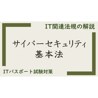 【ITパスポート 用語解説】サイバーセキュリティ基本法