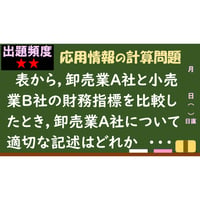 【情報処理試験 解説】財務指標の比較